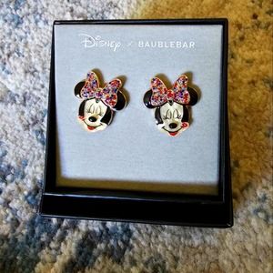 Disney + BAUBLEBAR, NIB, Minnie earrings